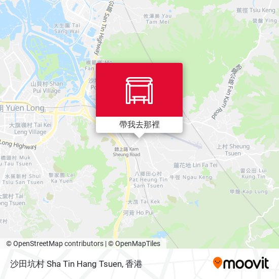 沙田坑村 Sha Tin Hang Tsuen地圖