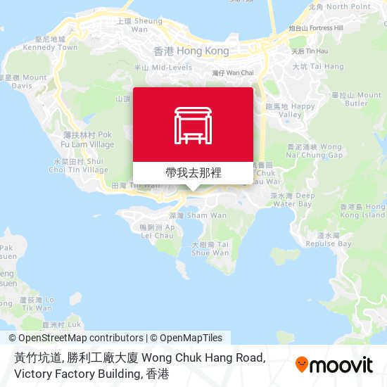 黃竹坑道, 勝利工廠大廈 Wong Chuk Hang Road, Victory Factory Building地圖