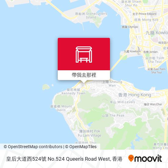 皇后大道西524號 No.524 Queen's Road West地圖