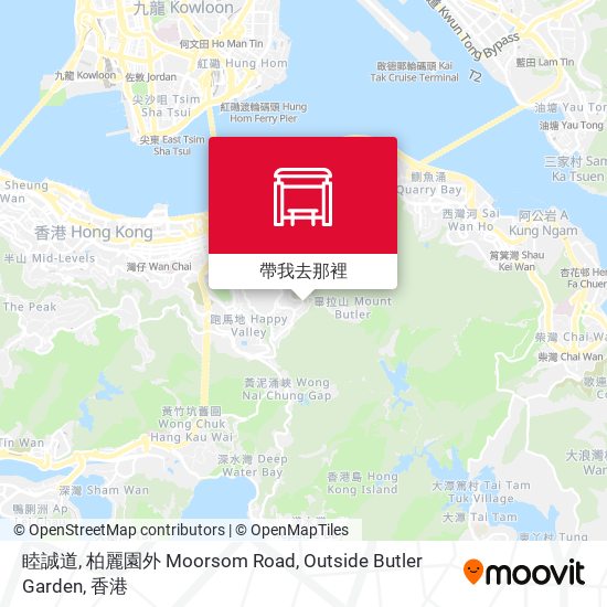 睦誠道, 柏麗園外 Moorsom Road, Outside Butler Garden地圖