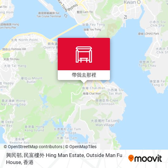 興民邨, 民富樓外 Hing Man Estate, Outside Man Fu House地圖