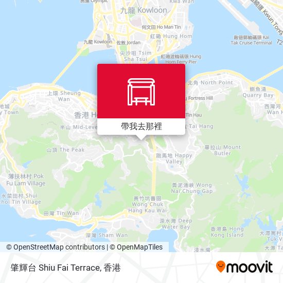 肇輝台 Shiu Fai Terrace地圖