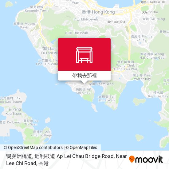 鴨脷洲橋道, 近利枝道 Ap Lei Chau Bridge Road, Near Lee Chi Road地圖