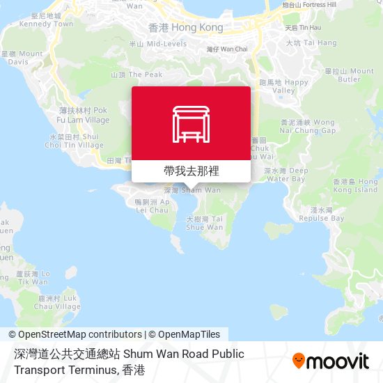 深灣道公共交通總站 Shum Wan Road Public Transport Terminus地圖