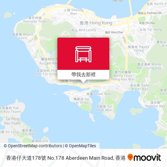 香港仔大道178號 No.178 Aberdeen Main Road地圖