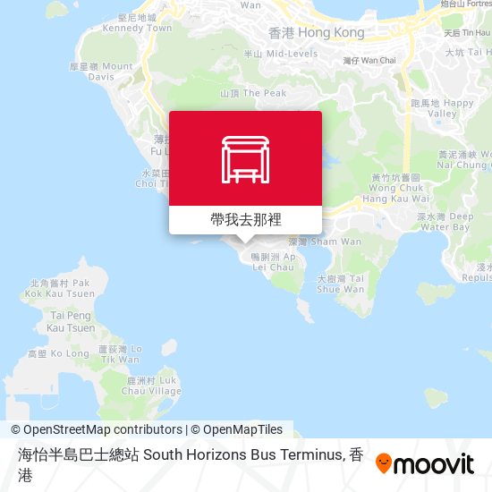 海怡半島巴士總站 South Horizons Bus Terminus地圖