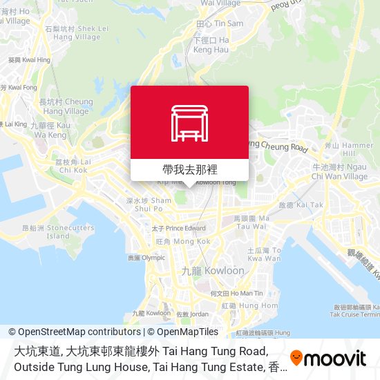 大坑東道, 大坑東邨東龍樓外 Tai Hang Tung Road, Outside Tung Lung House, Tai Hang Tung Estate地圖