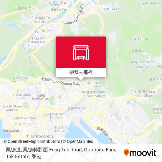 鳳德道, 鳳德邨對面 Fung Tak Road, Opposite Fung Tak Estate地圖
