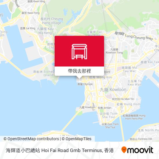 海輝道小巴總站 Hoi Fai Road Gmb Terminus地圖