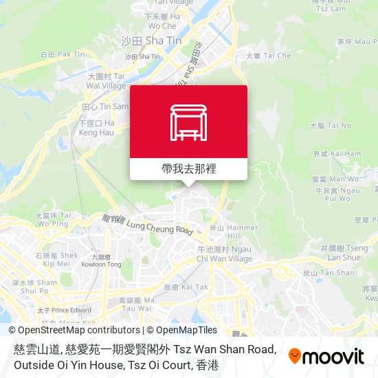 慈雲山道, 慈愛苑一期愛賢閣外 Tsz Wan Shan Road, Outside Oi Yin House, Tsz Oi Court地圖