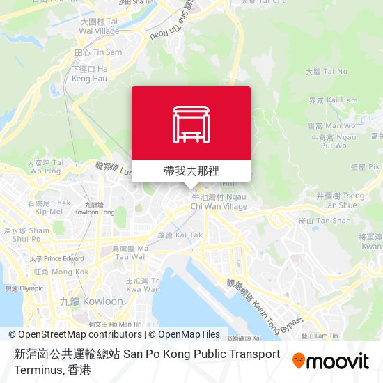 新蒲崗公共運輸總站 San Po Kong Public Transport Terminus地圖
