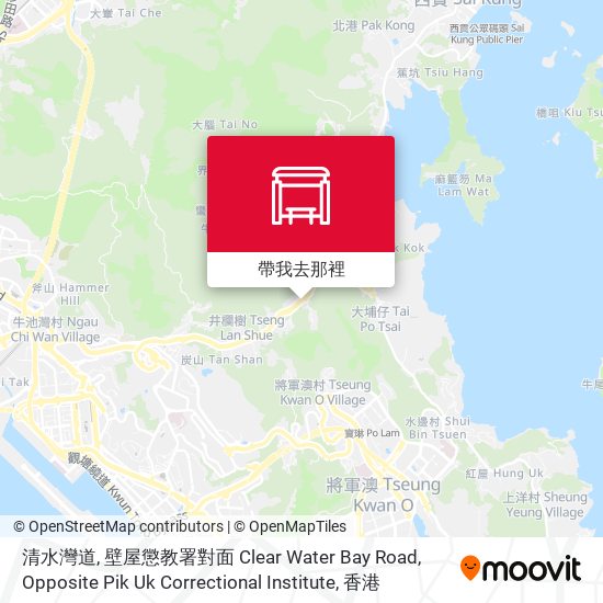 清水灣道, 壁屋懲教署對面 Clear Water Bay Road, Opposite Pik Uk Correctional Institute地圖