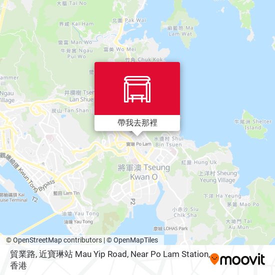 貿業路, 近寶琳站 Mau Yip Road, Near Po Lam Station地圖
