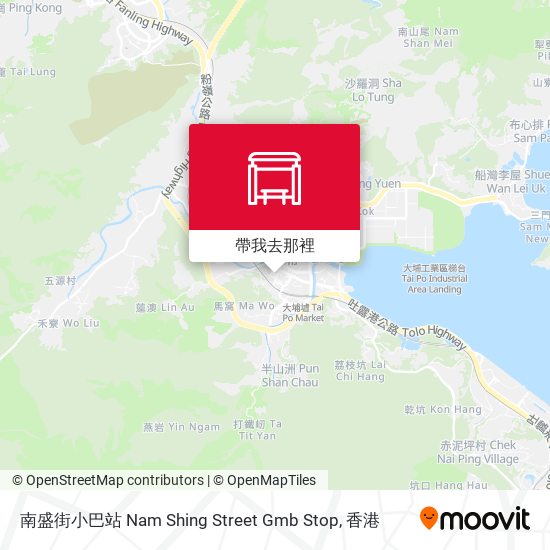 南盛街小巴站 Nam Shing Street Gmb Stop地圖