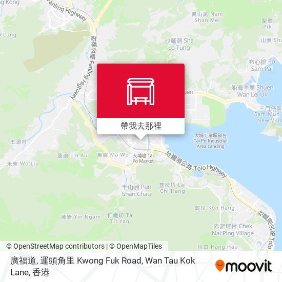廣福道, 運頭角里 Kwong Fuk Road, Wan Tau Kok Lane地圖