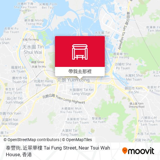 泰豐街,近翠華樓 Tai Fung Street, Near Tsui Wah House地圖