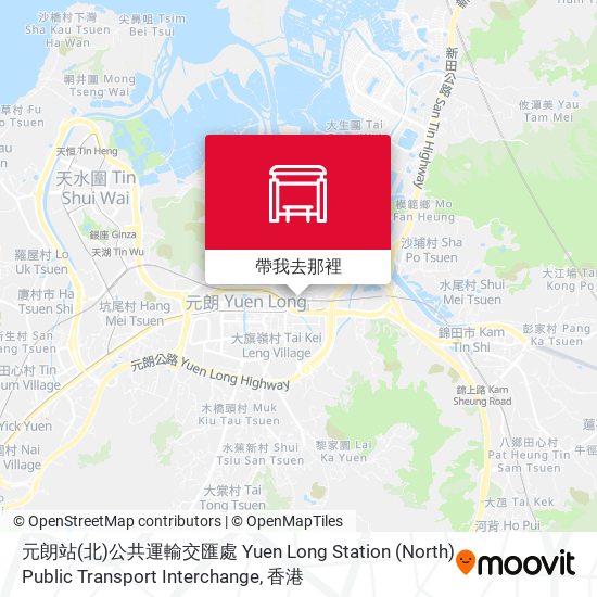 元朗站(北)公共運輸交匯處 Yuen Long Station (North) Public Transport Interchange地圖