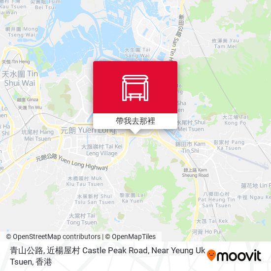 青山公路, 近楊屋村 Castle Peak Road, Near Yeung Uk Tsuen地圖