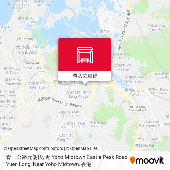 青山公路元朗段, 近 Yoho Midtown Castle Peak Road-Yuen Long, Near Yoho Midtown地圖