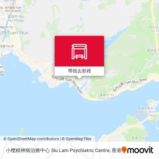 小欖精神病治療中心 Siu Lam Psychiatric Centre地圖