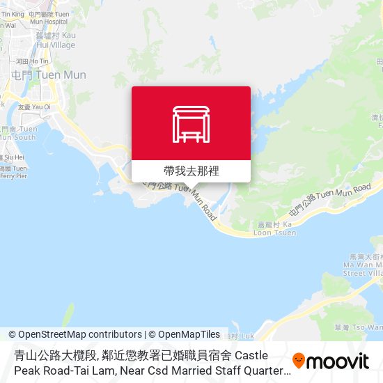 青山公路大欖段, 鄰近懲教署已婚職員宿舍 Castle Peak Road-Tai Lam, Near Csd Married Staff Quarters地圖