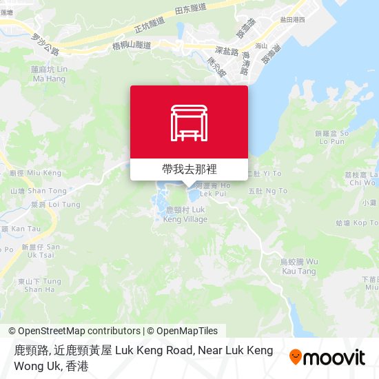 鹿頸路, 近鹿頸黃屋 Luk Keng Road, Near Luk Keng Wong Uk地圖
