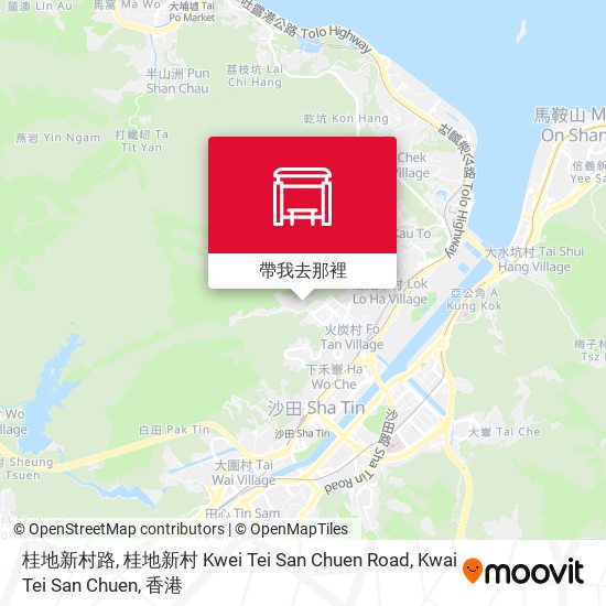 桂地新村路, 桂地新村 Kwei Tei San Chuen Road, Kwai Tei San Chuen地圖