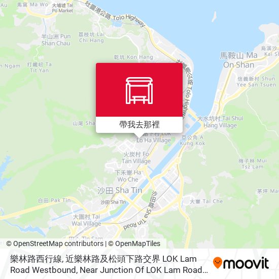 樂林路西行線, 近樂林路及松頭下路交界 LOK Lam Road Westbound, Near Junction Of LOK Lam Road And Tsung Tau Ha Road地圖