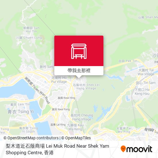 梨木道近石蔭商場 Lei Muk Road Near Shek Yam Shopping Centre地圖
