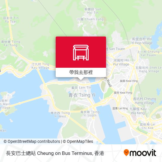 長安巴士總站 Cheung on Bus Terminus地圖