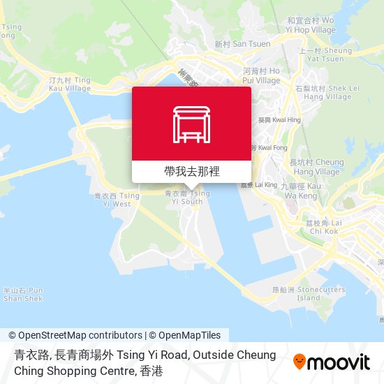 青衣路, 長青商場外 Tsing Yi Road, Outside Cheung Ching Shopping Centre地圖