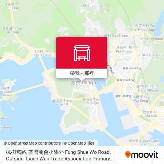 楓樹窩路, 荃灣商會小學外 Fung Shue Wo Road, Outside Tsuen Wan Trade Association Primary School地圖