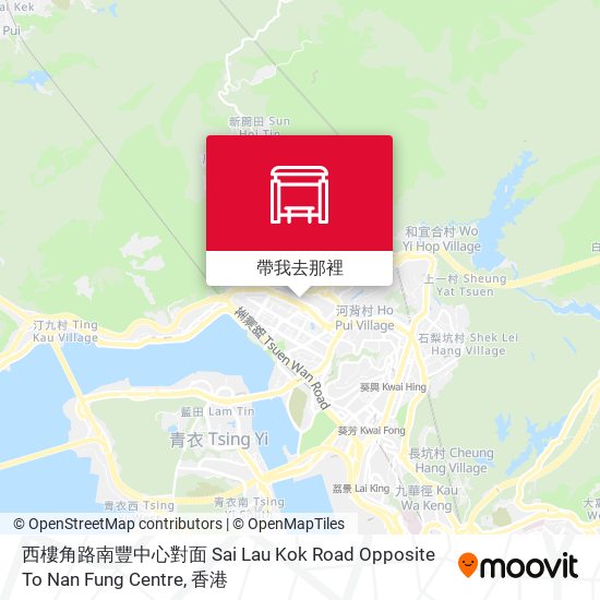 西樓角路南豐中心對面 Sai Lau Kok Road Opposite To Nan Fung Centre地圖