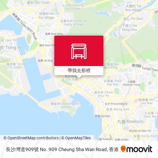 長沙灣道909號 No. 909 Cheung Sha Wan Road地圖
