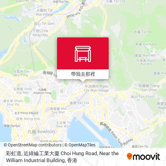 彩虹道,近緯綸工業大廈 Choi Hung Road, Near the William Industrial Building地圖