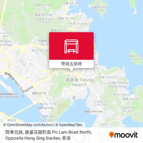 寶琳北路, 康盛花園對面 Po Lam Road North, Opposite Hong Sing Garden地圖