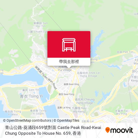 青山公路-葵涌段659號對面 Castle Peak Road-Kwai Chung Opposite To House No. 659地圖