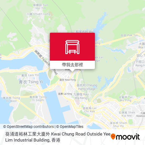 葵涌道裕林工業大廈外 Kwai Chung Road Outside Yee Lim Industrial Building地圖