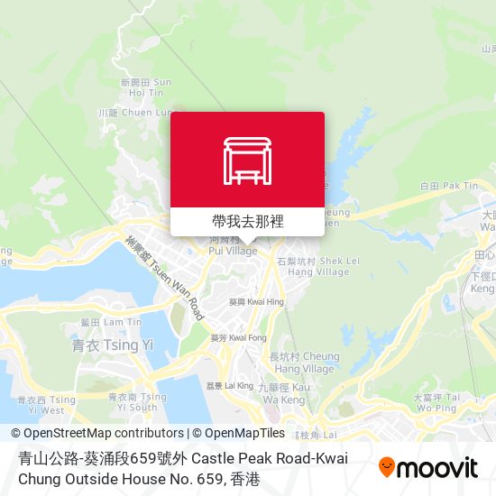 青山公路-葵涌段659號外 Castle Peak Road-Kwai Chung Outside House No. 659地圖