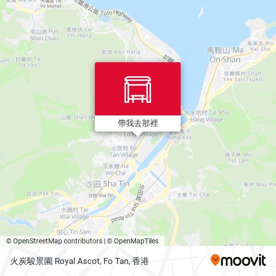 火炭駿景園 Royal Ascot, Fo Tan地圖