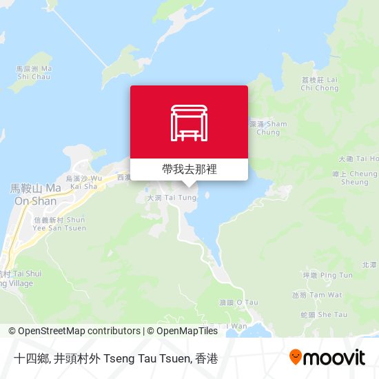 十四鄉, 井頭村外 Tseng Tau Tsuen地圖