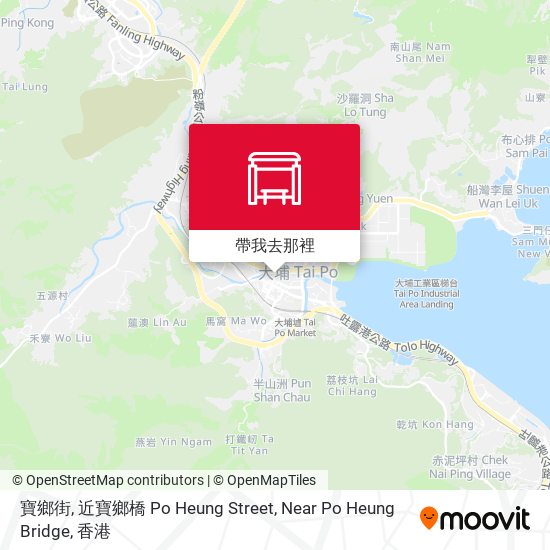 寶鄉街, 近寶鄉橋 Po Heung Street, Near Po Heung Bridge地圖