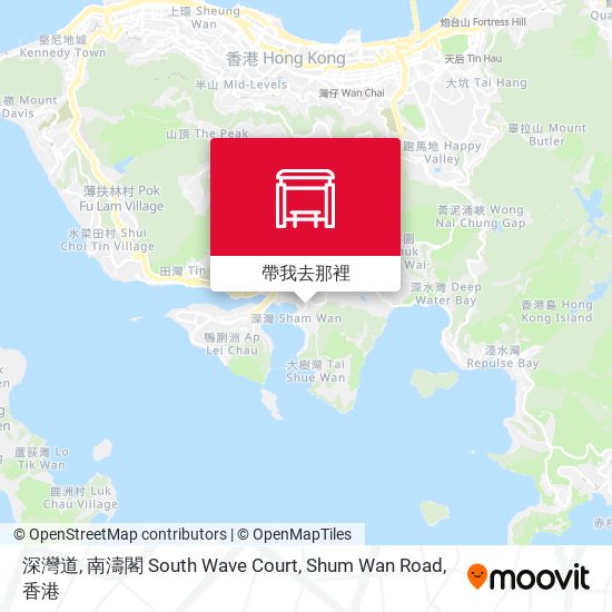 深灣道, 南濤閣 South Wave Court, Shum Wan Road地圖