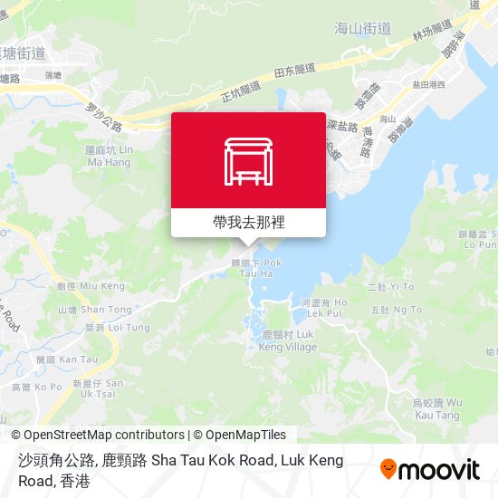 沙頭角公路, 鹿頸路 Sha Tau Kok Road, Luk Keng Road地圖