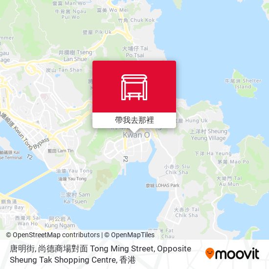 唐明街, 尚德商場對面 Tong Ming Street, Opposite Sheung Tak Shopping Centre地圖