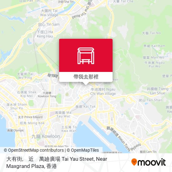 大有街,　近　萬廸廣場 Tai Yau Street, Near Maxgrand Plaza地圖