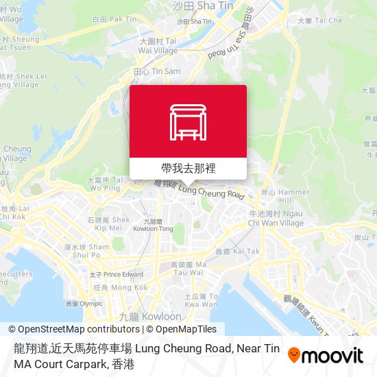 龍翔道,近天馬苑停車場 Lung Cheung Road, Near Tin MA Court Carpark地圖