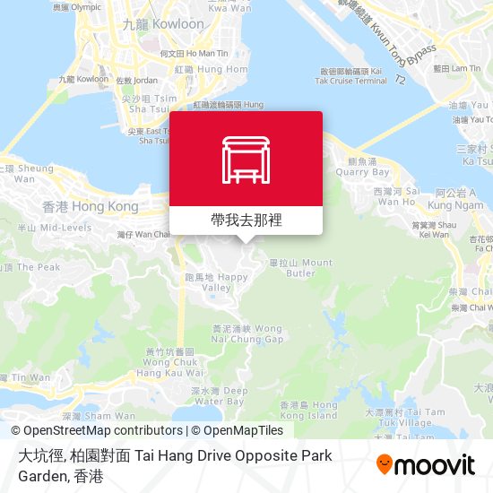 大坑徑, 柏園對面 Tai Hang Drive Opposite Park Garden地圖