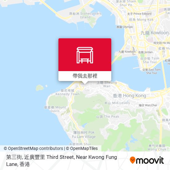 第三街, 近廣豐里 Third Street, Near Kwong Fung Lane地圖