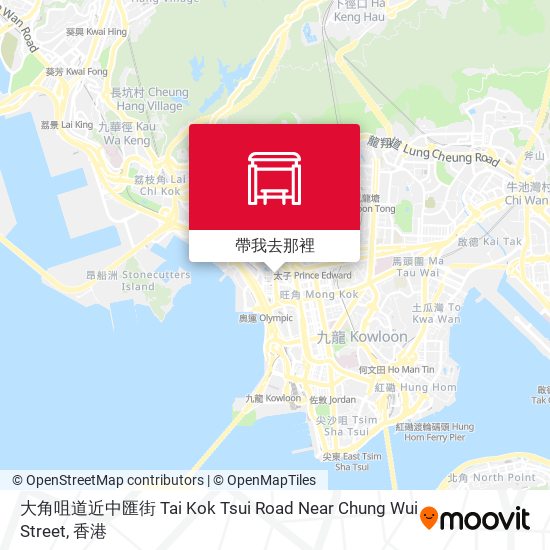 大角咀道近中匯街 Tai Kok Tsui Road Near Chung Wui Street地圖